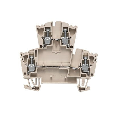 Weidmüller - Bauelement-Reihenklemme Klemme mit Einbau WDK 2.5/D − 100 Stück