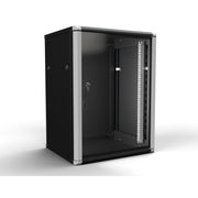 Enoc - Netzwerkgehäuse Wandschrank 15HE 2tlg. sw W2 15-65-S 19"600x500x801mm