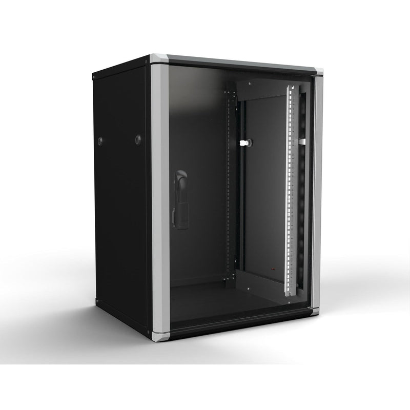 Enoc - Netzwerkgehäuse Wandschrank 15HE 2tlg. sw W2 15-65-S 19"600x500x801mm