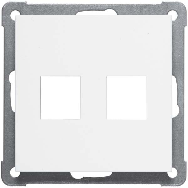Peha - Einsatz/Abdeckung für Kommunikationstechnik Abdeckung Keystone D 20.610/2.02 KEY reinweiß