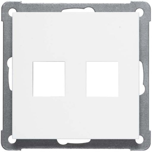 Peha - Einsatz/Abdeckung für Kommunikationstechnik Abdeckung Keystone D 20.610/2.02 KEY reinweiß