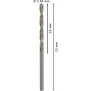 Bosch - Bohrer PRO Metal HSS-G 2608585482 Spiralbohrer 3,4 x