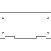 Elsta Mosdorfer - Bodenplatte Zählerkasten PVC-Bodenplatte F4 635 (f. 9466284 Kästen F mit Sockel)