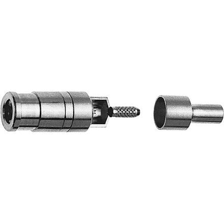 Telegärtner - Koax-Steckverbinder SMB-Kabelbuchse Au 50Ohm 100024883 G7 (RG-316/U) − 5 Stück