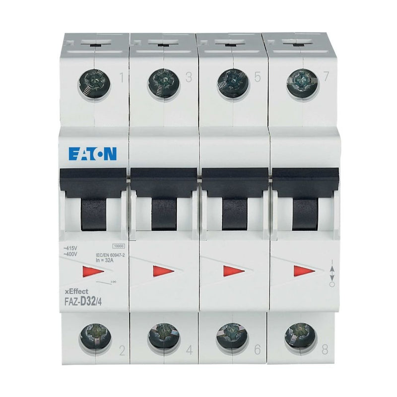 Eaton - Leitungsschutzschalter FAZ-D32/4 32A Charakt.: D