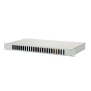 Metz Connect - Frontpanel/Patchpanel leer (Schaltschrank) LWL-Box leer grau OpDATfix für 24SC-D