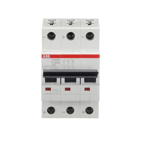 ABB Stotz S&J - Leitungsschutzschalter Sicherungsautomat S203M-K50UC 10 kA, 50 A, 3P