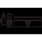 Ridi-Leuchten - Bewegungsmelder/Präsenzmelder komplett Moduleinsatz Slave-Sensor VL2MF-S500#2500024SW schwarz