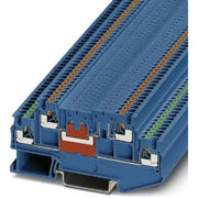 Phoenix Contact - Durchgangs-Reihenklemme Durchgangsklemme PTT 1,5/S-2L BU − 50 Stück