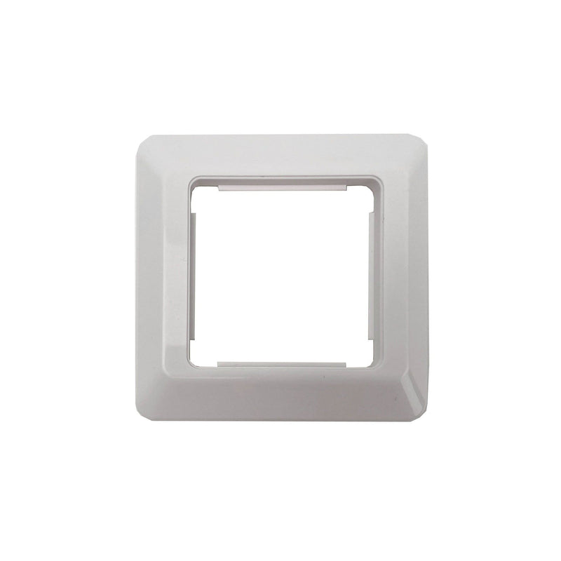 Corning - Kommunikationsanschlussdose Kupfer Abdeckrahmen CAXCSE-00101-C041-BP 80x80mm, RAL 9010 − 12 Stück