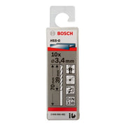 Bosch - Bohrer PRO Metal HSS-G 2608585482 Spiralbohrer 3,4 x