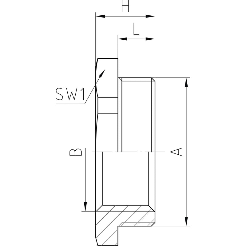 Jacob - Kabelverschraubung MS-Kabelverschraubung 23.621 PG21 − 25 Stück