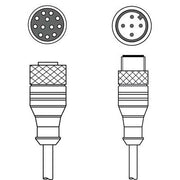 Leuze - Konfektioniertes Sensor-Aktor-Kabel Verbindungsleitung KDS S-12-CA#50148540