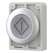 Eaton - Frontelement für Drucktaster Leuchtdrucktaste RMQ-Titan M30C-FDL-W-X100 flach tastend bes