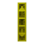 Jung - Abdeckrahmen Rahmen 5-fach LC 985 249 vert olive vif