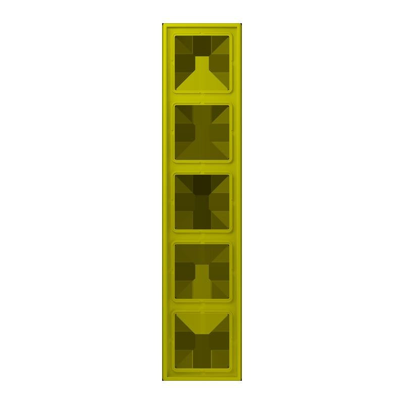 Jung - Abdeckrahmen Rahmen 5-fach LC 985 249 vert olive vif