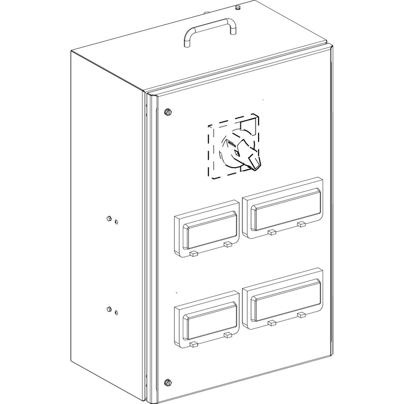 Schneider Electric - Abgangskasten für Schienenverteiler KS Abgangskasten KSB250SM428 250A, leer, 3L+N+PE