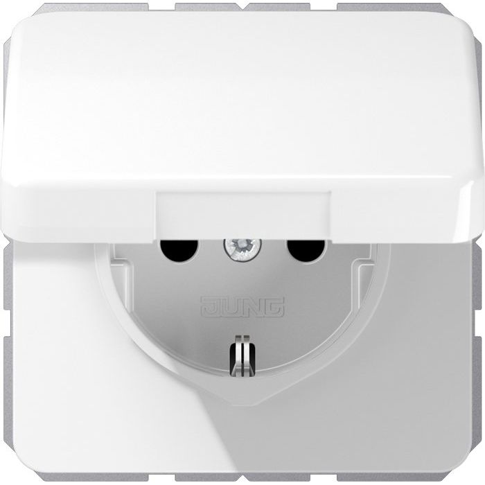 Jung - Steckdose SCHUKO-Steckdose CD 1520 BFKL WW alpinweiß
