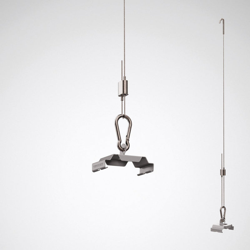 Trilux - Mechanisches Zubehör/Ersatzteile für Leuchten Seilabhängung A01DSXT/5000 078 03 alu