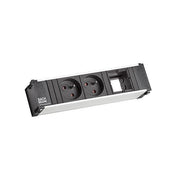 Bachmann - Mehrfachsteckdose Steckdosenleiste 912.010 2xUTE 1xABD