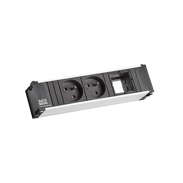 Bachmann - Mehrfachsteckdose Steckdosenleiste 912.010 2xUTE 1xABD