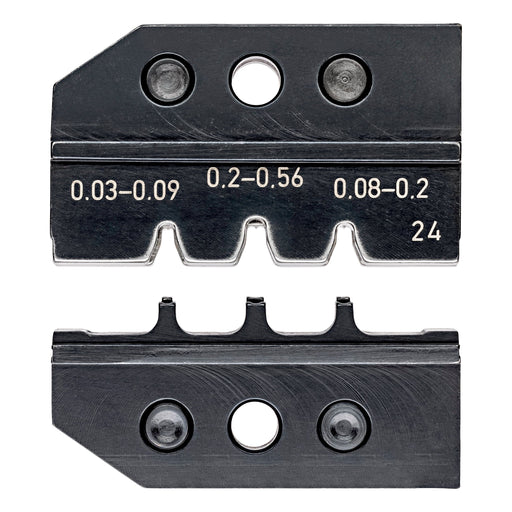 Knipex - Einsatz für Presswerkzeug Kabelschuhe/Verbinder, Aderendhülsen, Schirmanschluss Crimpeinsatz 97 49 24 für D-Sub-Stecker