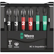 Wera - Bit-Set Bit-Sortiment 057695 Mini-Check, 6-tlg