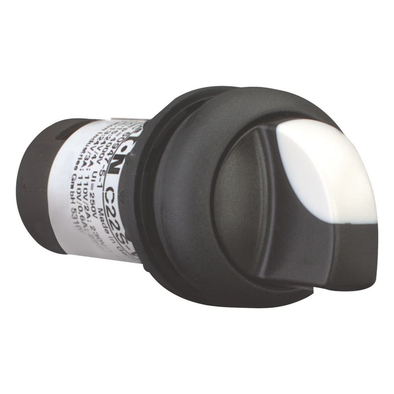 Eaton - Wahlschalter, Komplettgerät Wahltaste mit Knebelgriff C22S-WRK-K10 rastend  − 1 Stück