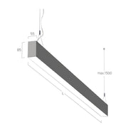 Lightnet - Pendelleuchte LED-Pendelleuchte LR3OEL-840M-L2055-Y 4000K, d/i