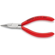 Knipex - Flachzange Flachrundzange 25 03 125 mit Schneide, 125mm