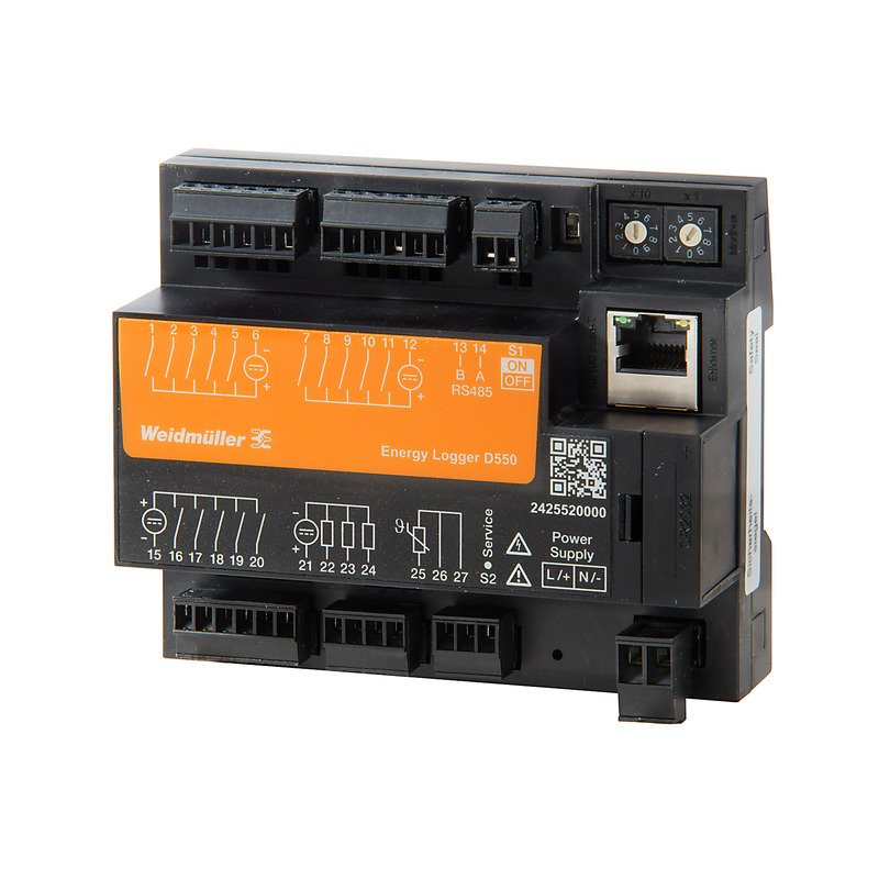 Weidmüller - Kombimessgerät Messgerät Modbus RTU/TCP/ ENERGY LOGGER D550 IP SNMP