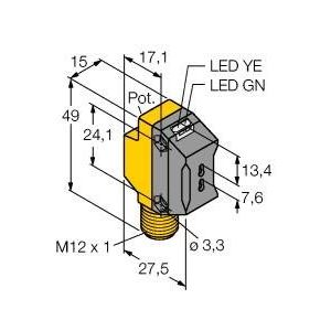 Turck - Lichtleitersensor/Lichtleiterverstärker Opto Sensor QS18VN6FPQ8 Lichtleiter