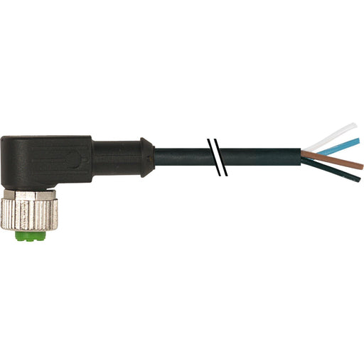 Murrelektronik - Rundsteckverbinder, feldkonfektionierbar (Industriesteckverbinder) M12 Buchse gewinckelt 7000-12341-6142500 m. freiem Ltg-ende