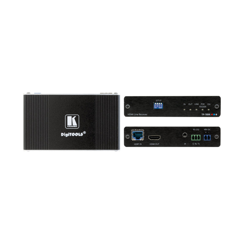 Kramer - Audio/Video-Funksystem 4K HDMI PoE-Empfänger TP-789R Bidirektional