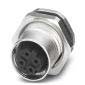 Phoenix Contact - Rundsteckverbinder, feldkonfektionierbar (Industriesteckverbinder) Einbaubuchse SACC-DSI-M12#1424071 − 20 Stück