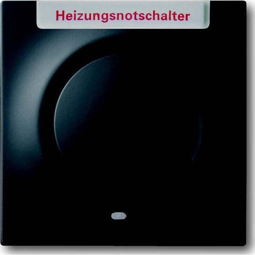 Busch-Jaeger - Abdeckung/Bedienelement für Installationsschalterprogramme Zentralscheibe sw mt 1789 H-775-101 Heizung-Notschalter
