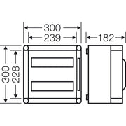 Hensel - Installationskleinverteiler Automatengehäuse Mi 1226 24TE