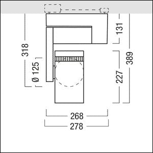 Zumtobel Group - Downlight/Strahler/Flutlicht LED-Strahler AGILIO5000 #42189409 940, weiß