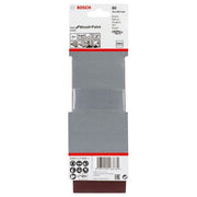 Bosch - Schleifpapier/Schleifvlies PRO X440 Schleifband, 75 x 2608606034 457 mm, G80, 3-tlg