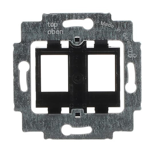 Busch-Jaeger - Einsatz/Abdeckung für Kommunikationstechnik Tragring f.Modular-Jack 1814 schwarz. Sockel