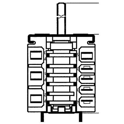 EGO Elektro - Zubehör/Ersatzteile für Kochgerät/Backgerät Nockenschalter 4623866500 16A,250V/10A,400V