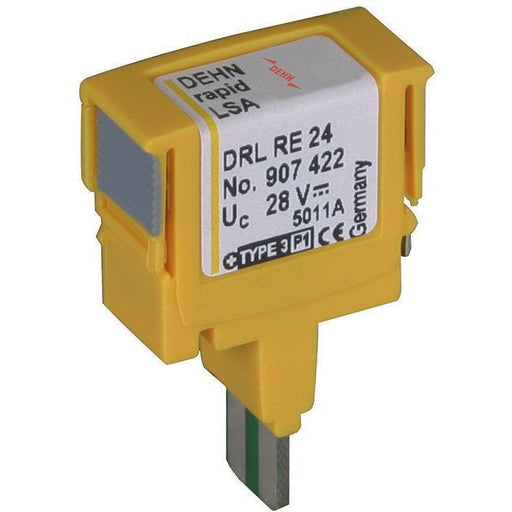 DEHN - Überspannungsableiter für Informations-/MSR-Technik ÜS-Ableiter DEHNrapid DRL RE 24 LSA Schutzstecker