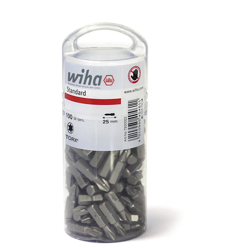 Wiha - Bit-Set Bit Set Standard 25mm 7930009 T20 100-tlg. 1/4"