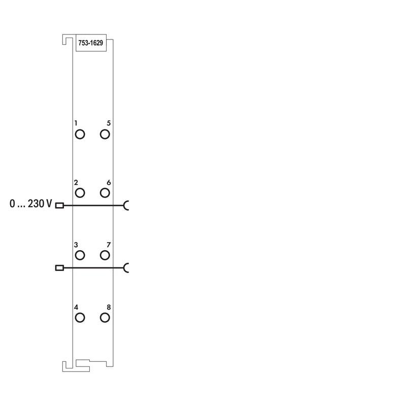 WAGO - Feldbus, Dez. Peripherie - Einspeise- und Segmentmodul Platzhaltermodul 753-1629