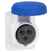 Schneider Electric - CEE-Anbausteckdose (IEC 60309) Industriesteckdose PKF16G723 gerade, 16A, 2-p+E