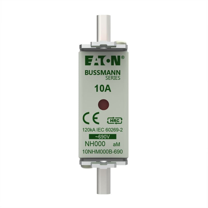 Eaton - Messersicherung Sicherungseinsatz Nieders. 10NHM000B-690 10A AC 690V 120kA − 3 Stück