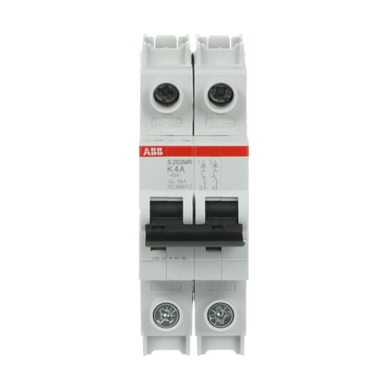 ABB Stotz S&J - Leitungsschutzschalter Sicherungsautomat S202MR-K4 10kA, 4A, 2P, RTT