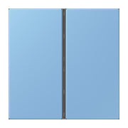 Jung - Abdeckung/Bedienelement für Installationsschalterprogramme Tastensatz 2fach LC 402 TSA 256 bleu ceruleen 59