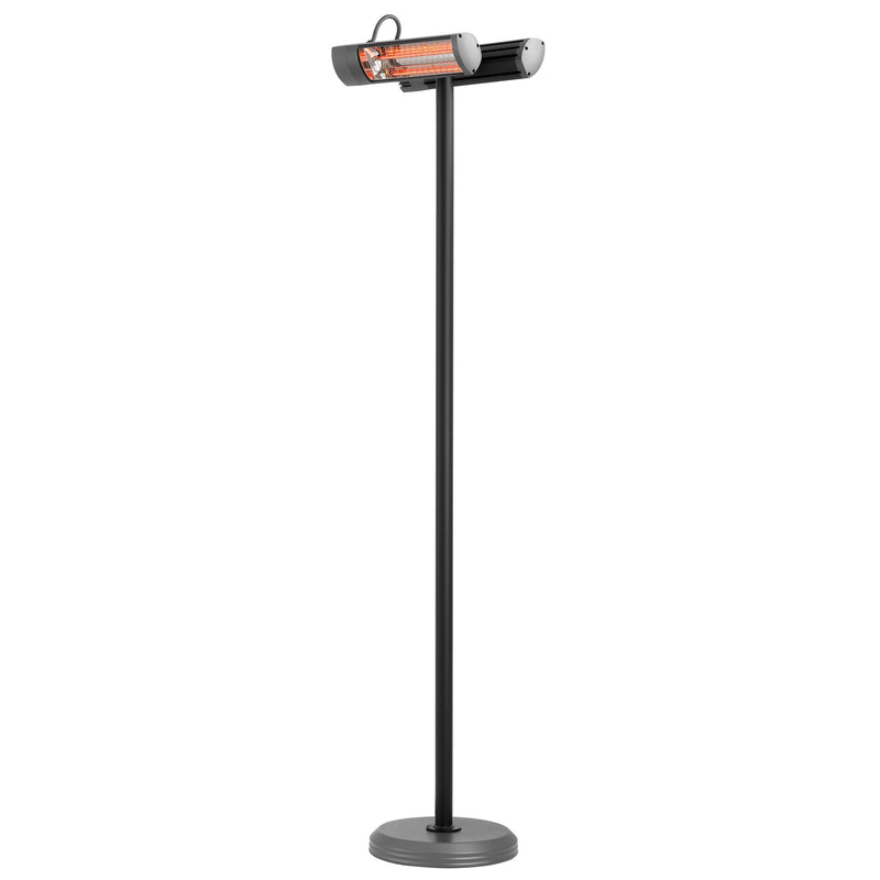 Etherma - Heizstrahler Standstrahler ETEXOSTATIV2800RCNA 2x1.4kW, anthr, IP44