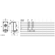 Bals Elektrotech - CEE-Steckdose abschaltbar, abgesichert (IEC 60309) Wandsteckdose 160087